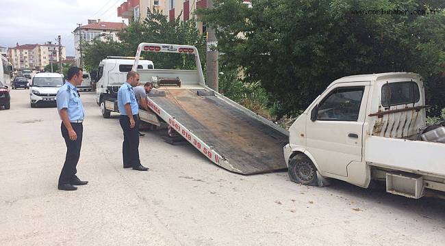 Terk Edilmiş Araçlar Kaldırılıyor
