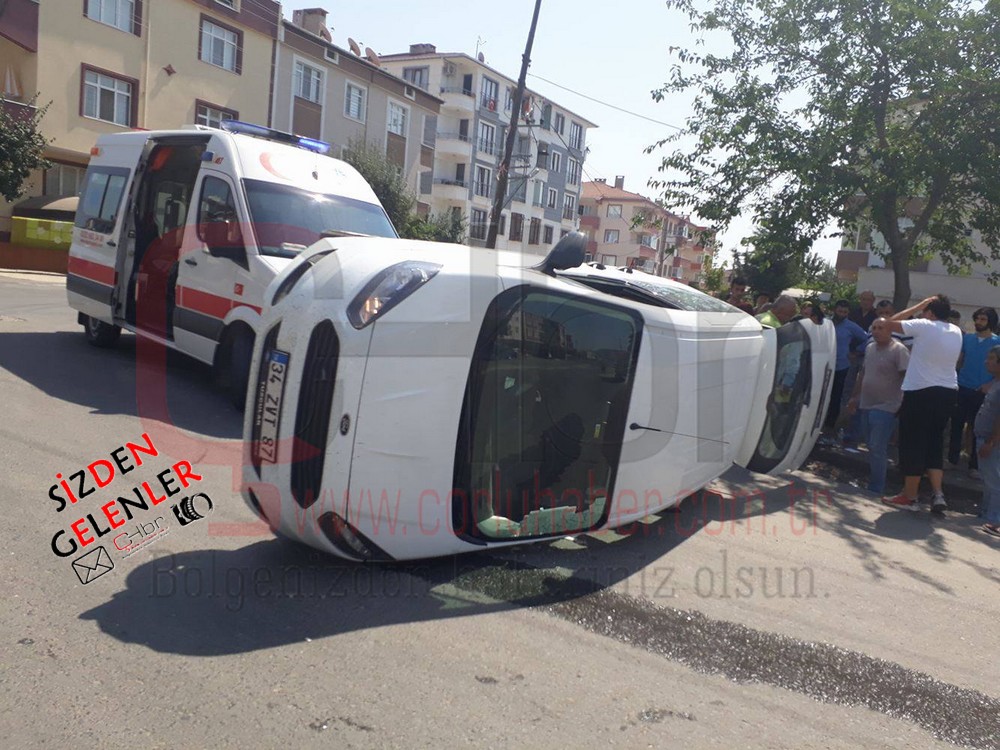 13 Yaşındaki Sürücü Kazaya Neden Oldu