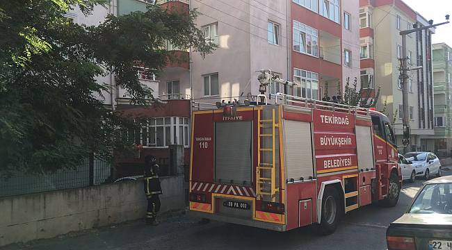 Balkondaki Tüp Yangın Çıkarttı