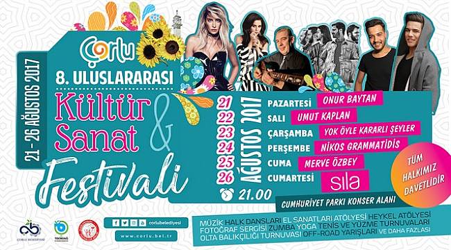 Çorlu'da Bu Yıl Festival Dolu Dolu Olacak