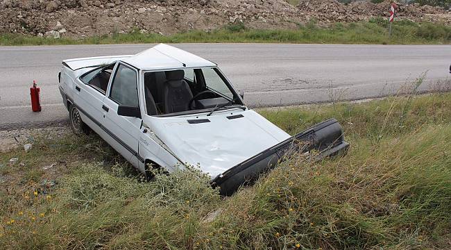 Patlayan Lastik Kazaya Sebep Oldu