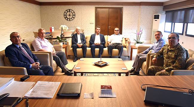 Kolordu Komutanı Yüz'den Başkan Baysan'a Ziyaret