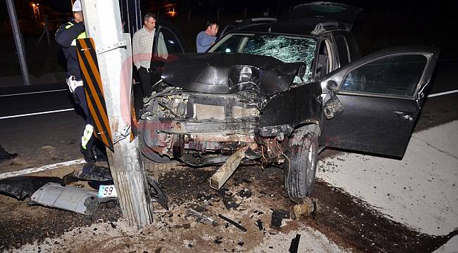 Malkara'da Trafik Kazası, 1 Yaralı