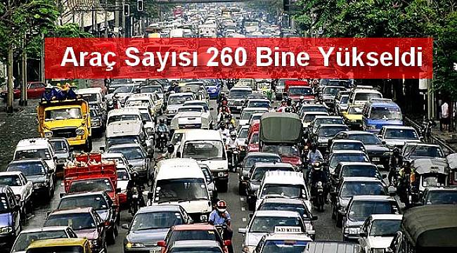 Tekirdağ'da Araç Sayısı 260 Bine Yükseldi