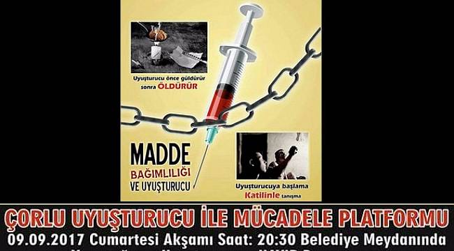 Uyuşturucuya Karşı Mücadeleye Destek Ver