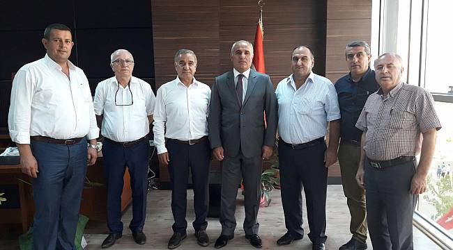 Yeni Sanayi Sitesi Kooperatifinden Kaymakam Kılıç`a Ziyaret