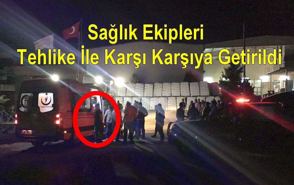Bant Fabrikasında Yangın, 4 Yaralı
