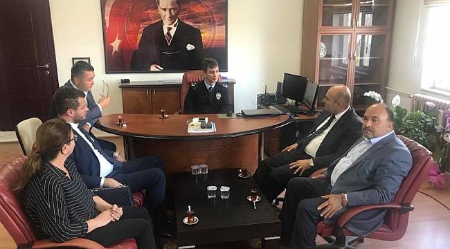 Başkan Özgül’den Saray İlçe Emniyet Müdürü’ne Ziyaret