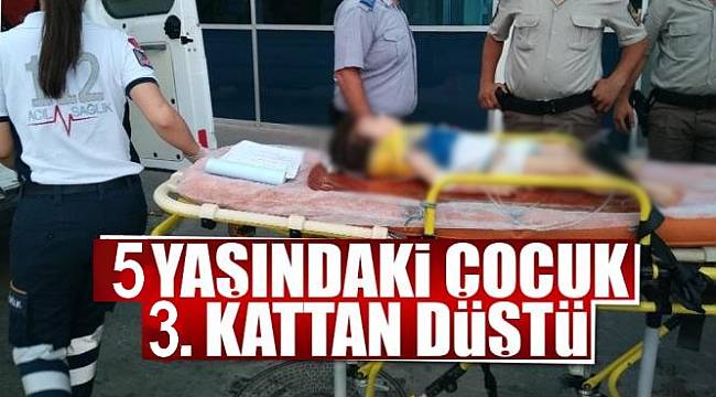 Evde Yalnız Bırakılan Çocuk 3. Kattan Düştü