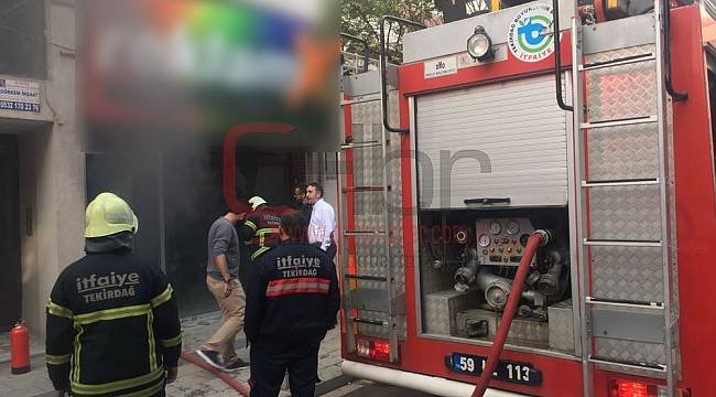 İş Yerinde Korkutan Yangın