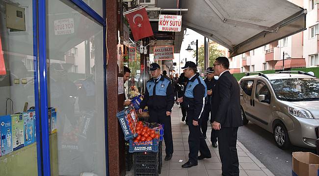 Seyyar Satıcı ve Kaldırım İşgalleri Denetlendi