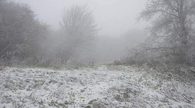 Trakya'da İlk Kar Yağışı Başladı