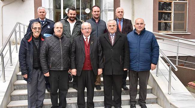 Başkan Albayrak Nazmi Çoban ve Muhtarlarla Bir Araya Geldi