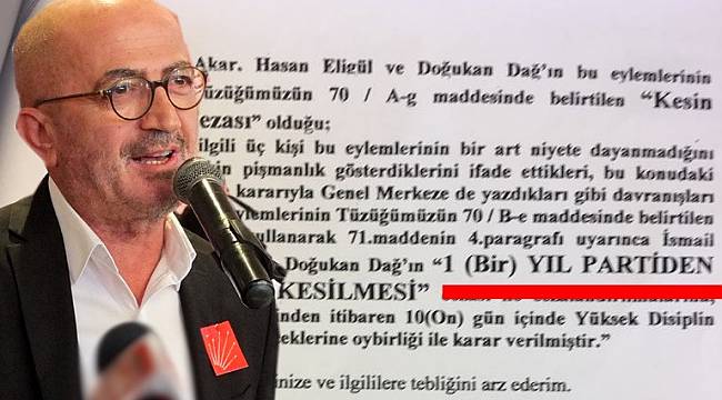 CHP'den Az Daha İhraç Edeceklermiş