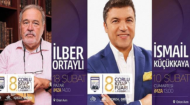 8. Çorlu Kitap Fuarı ile Dev İsimler Orion'da