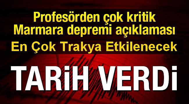 İstanbul Depremi İçin Tarih Verdi