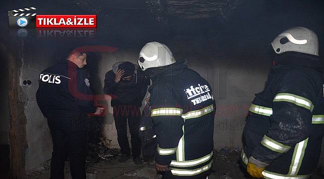 Madde Bağımlıları Metruk Evi Yaktı