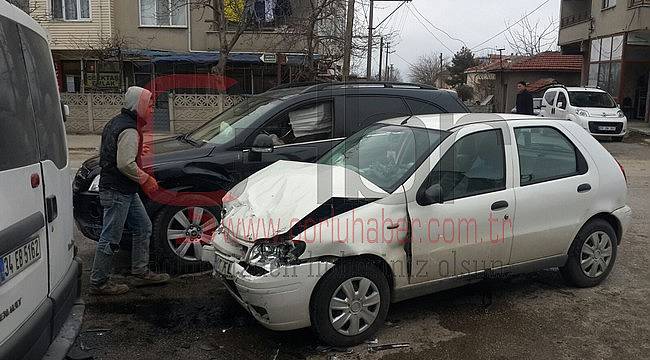 Saray'da Trafik Kazası, 2 Yaralı