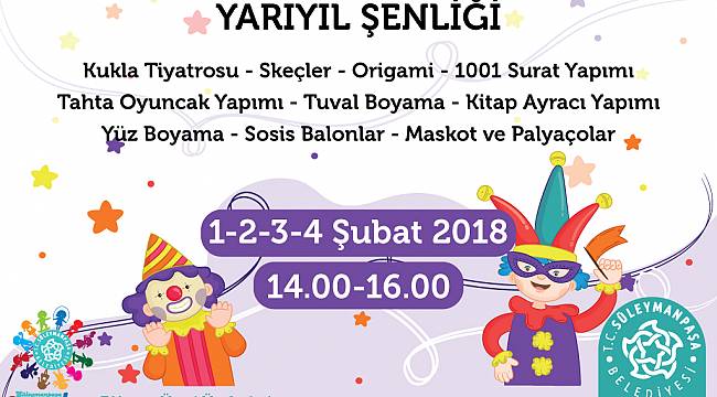 Süleymanpaşalı Çocuklar Sömestr Şenliğinde Eğlenceye Doyacak
