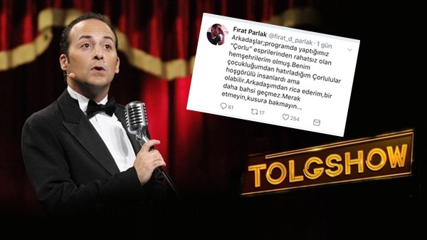 Tolgshow'un Yönetmeni Fırat Parlak'dan Çorlululara 'Kusura Bakmayın'