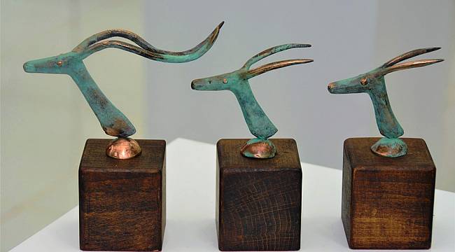 Bir Bronz Sahtiyan Heykel Sergisi Bisanthe Sanat ve Tasarım Galerisi’nde Açıldı