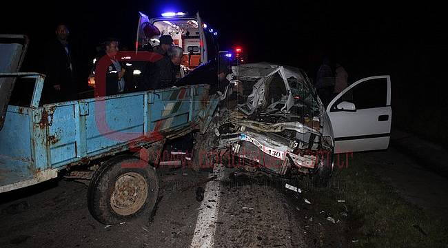 Feci Kaza, 1 Ölü 3 Yaralı