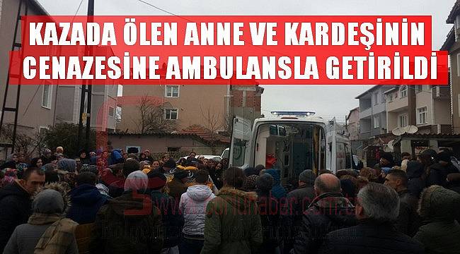 Kazada Ölen Anne ve Oğlu Yan Yana Defnedildi
