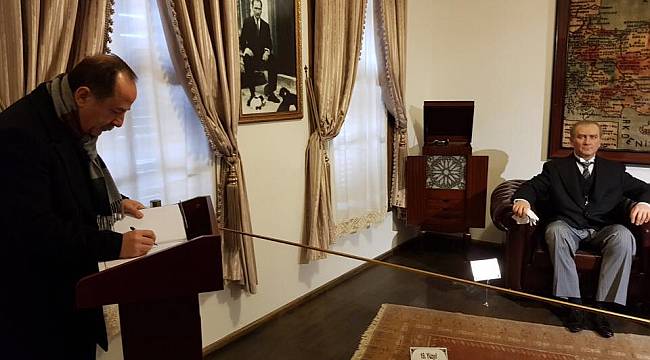 Recep Gürkan’dan Atatürk Evi’ne Ziyaret