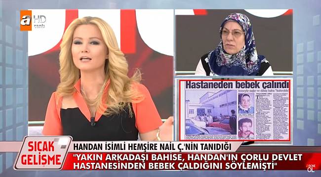 Çorlu Devlet Hastanesi'nde Çalınan Bebeği İçin Müge Anlı'ya Çıktı