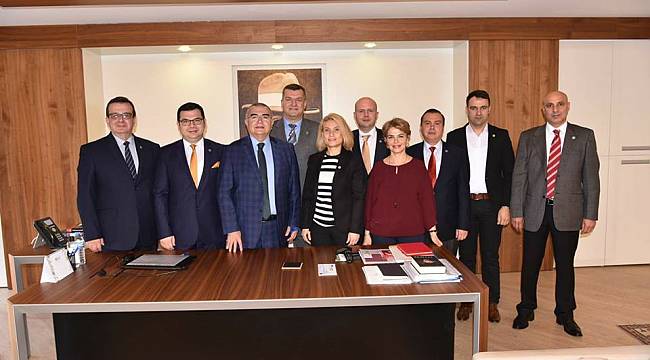 İYİ Parti'den Başkan Baysan'a Ziyaret