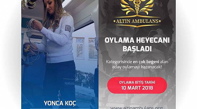 Tekirdağ'da Altın Ambulans Heyecanı