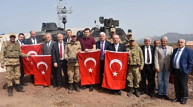 Tekirdağlı Başkanlar Mehmetçiğe Destek İçin Afrin'de