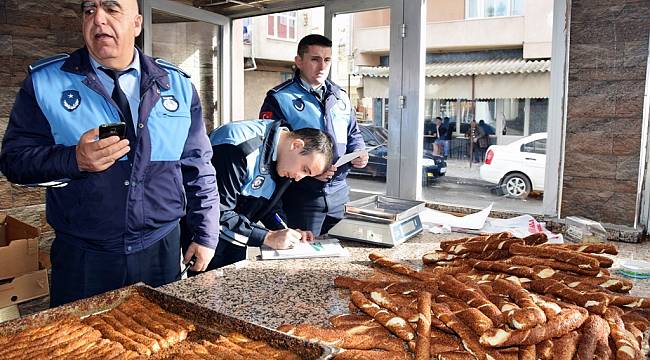 Zabıta Ekipleri Simit Fırınlarını Denetledi