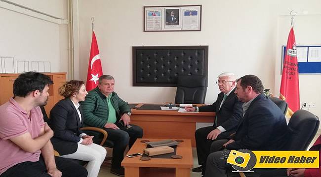 Başkan Yüksel O Okulu Ziyaret Etti