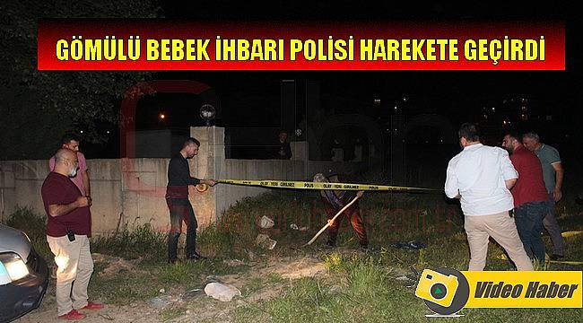 Gömülü Bebek İhbarı Polisi Harekete Geçirdi