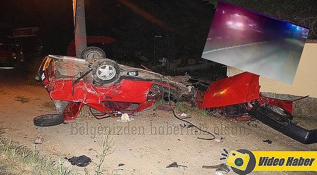 1'i Ağır 11 Kişinin Yaralandığı Kaza Güvenlik Kamerasında