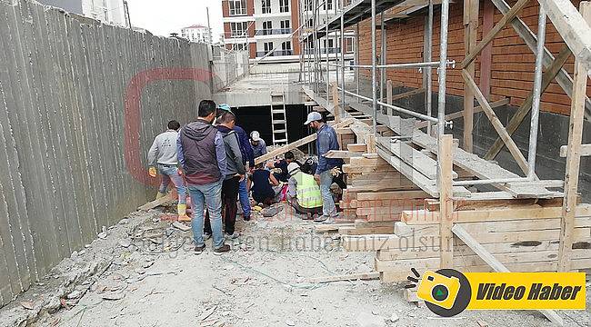 10 Metre Yükseklikten Beton Zemine Düştü