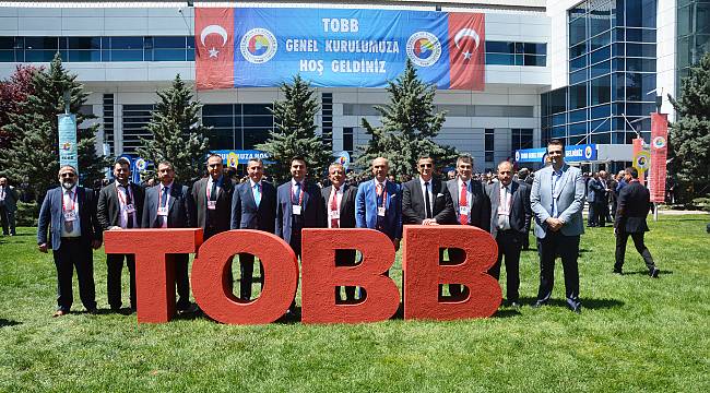 Çorlu TSO TOBB’un 74. Genel kuruluna katıldı