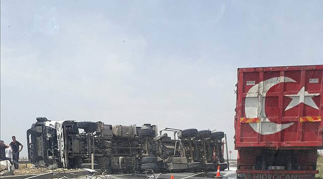 Kırklareli'nde TIR Devrildi, 1 Ölü