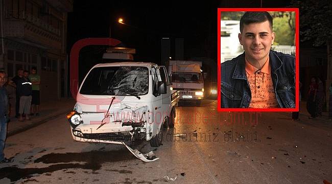 Motosiklet Sürücüsü Feci Şekilde Can Verdi