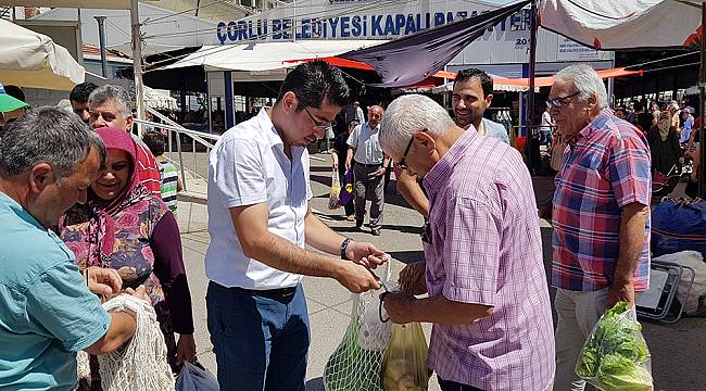 Pazarda File Dağıtımı Gerçekleştirildi