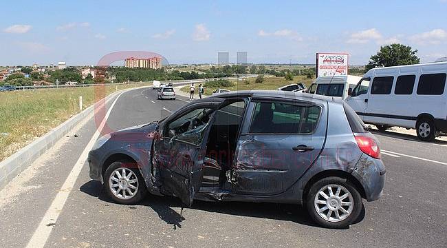 Saray'da Trafik Kazası, 1 Yaralı