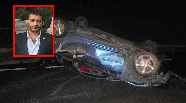 Otomobil Bariyerlere Çarparak Takla Attı, 1 Ölü 1 Yaralı