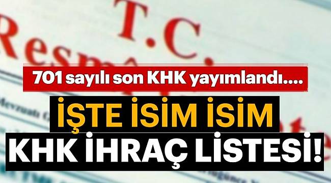 Tekirdağ’da 35 Kişi Görevinden İhraç Edildi
