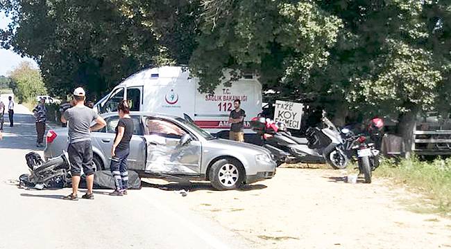 17 Yaşındaki Motosiklet Sürücüsü Feci Şekilde Can Verdi