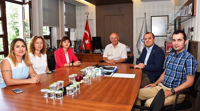 Başkan Eşkinat Tekirdağ Milletvekili Aygun’u Makamında Ağırladı