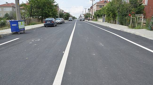 Ergene'de Yol Yapım Çalışmaları Devam Ediyor