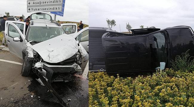 Kavşakta Feci Kaza, 1’i Ağır 5 Yaralı