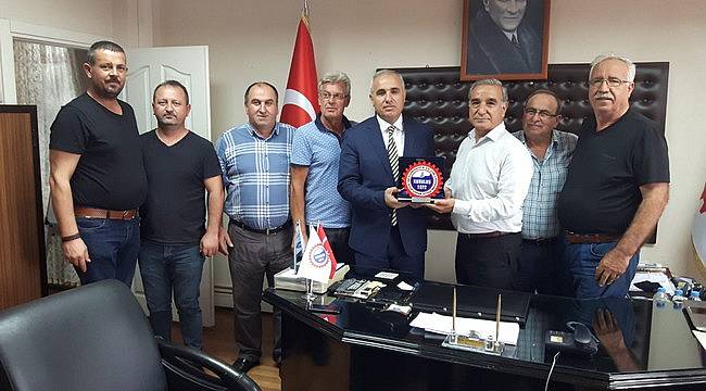 Kaymakam Kılıç`tan Yeni Sanayi Sitesine Veda Ziyareti