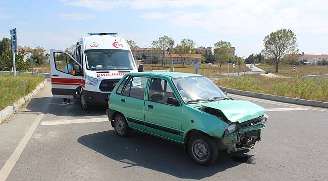 Saray'da Trafik Kazası: 1 Yaralı